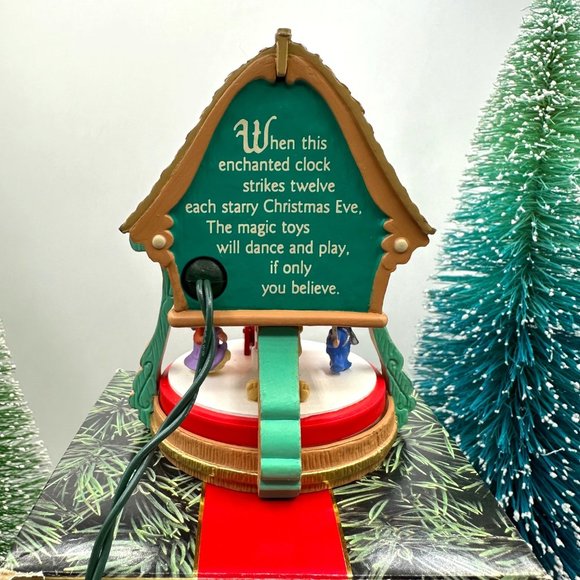 Hallmark Keepsake Ornament Enchanted Clock Magic Light Motion Christmas Holiday - Picture 8 of 12